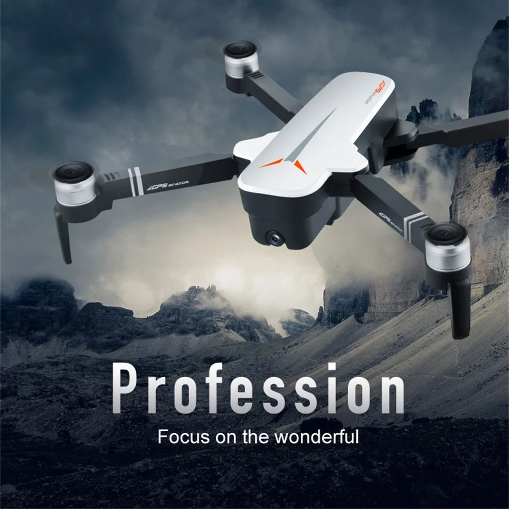 Складной Дрон GPS 5G WI FI FPV 4K 12MP Камера бесщеточный селфи Профессиональный Вертолет