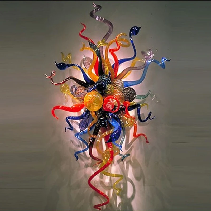 

LRW001- Creative Hand Blown Glass Wall Art Decoration Wall Light Bedroom Lamp