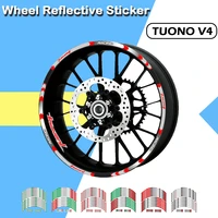 motorcycle wheel sticker reflective rim stripe tape motorbike decal styling stickers for aprilia tuono v4 v4