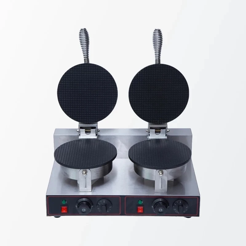 

Hot Sale Ice Cream Waffle Cone Maker Commercial Electr Non Stick Waffle Cone Making Machine Ice Waffle Cake Oven