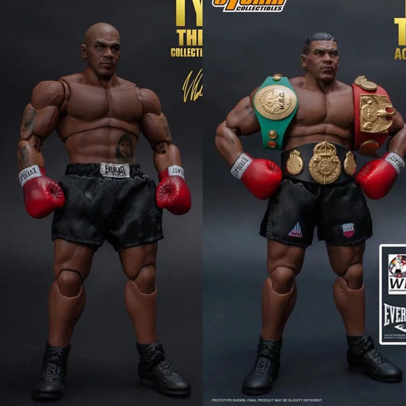 

Boxing Boxer Champion Mike Tyson Final Round Mike Tyson Action Figure 3 Head Face Storm Toys Collectible Model Doll