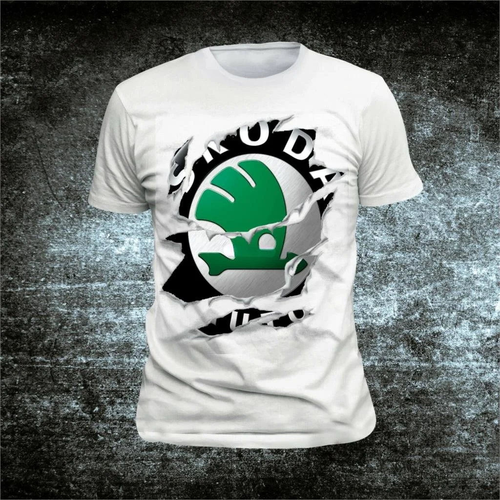 

Мужская забавная футболка Skoda