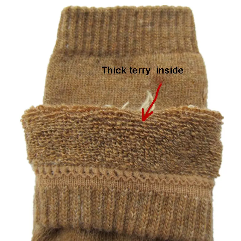 Детские зимние плотные махровые носки ICEY KIKO с верблюжьими волосами комплект из 5