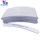 100 шт.лот наждачная бумага пилка для ногтей, буфер Lixas Para Unhas серая сетка 180240 высококачественные наконечники Catalisador Unhas деревянный буфер для извести