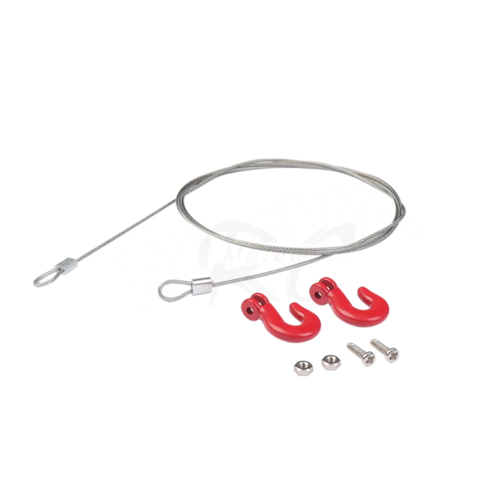 Сцепка для прицепа в масштабе 1/10 Скоба лебедок блочная пряжка спасательная цепь