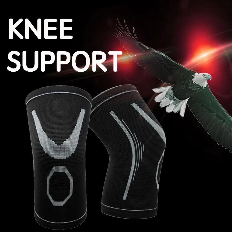 1 шт. для бега езды на велосипеде наколенники эластичные нейлоновые