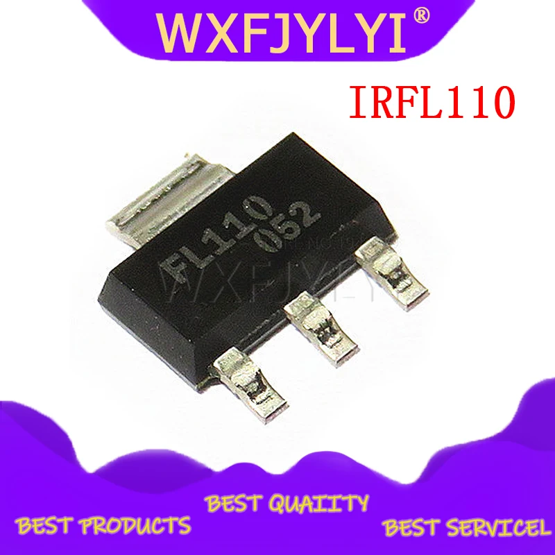 

5 шт., интегральная схема FL110 IRFL110 SOT-223