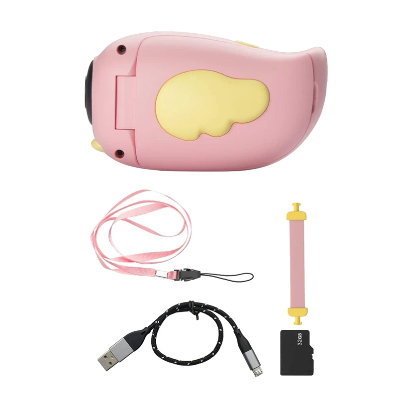 

Kids Digital Camera, Portable Children Camera for Boys Girls with 32G SD Card Greeting Card, Birthday for Kids