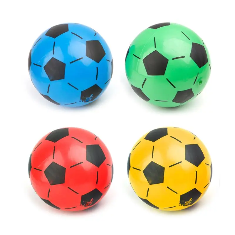 

1Pc 20cm Children Soccer Ball Kid Gift Training Inflatable PVC Football Elastic Balls Soccer Accessory
