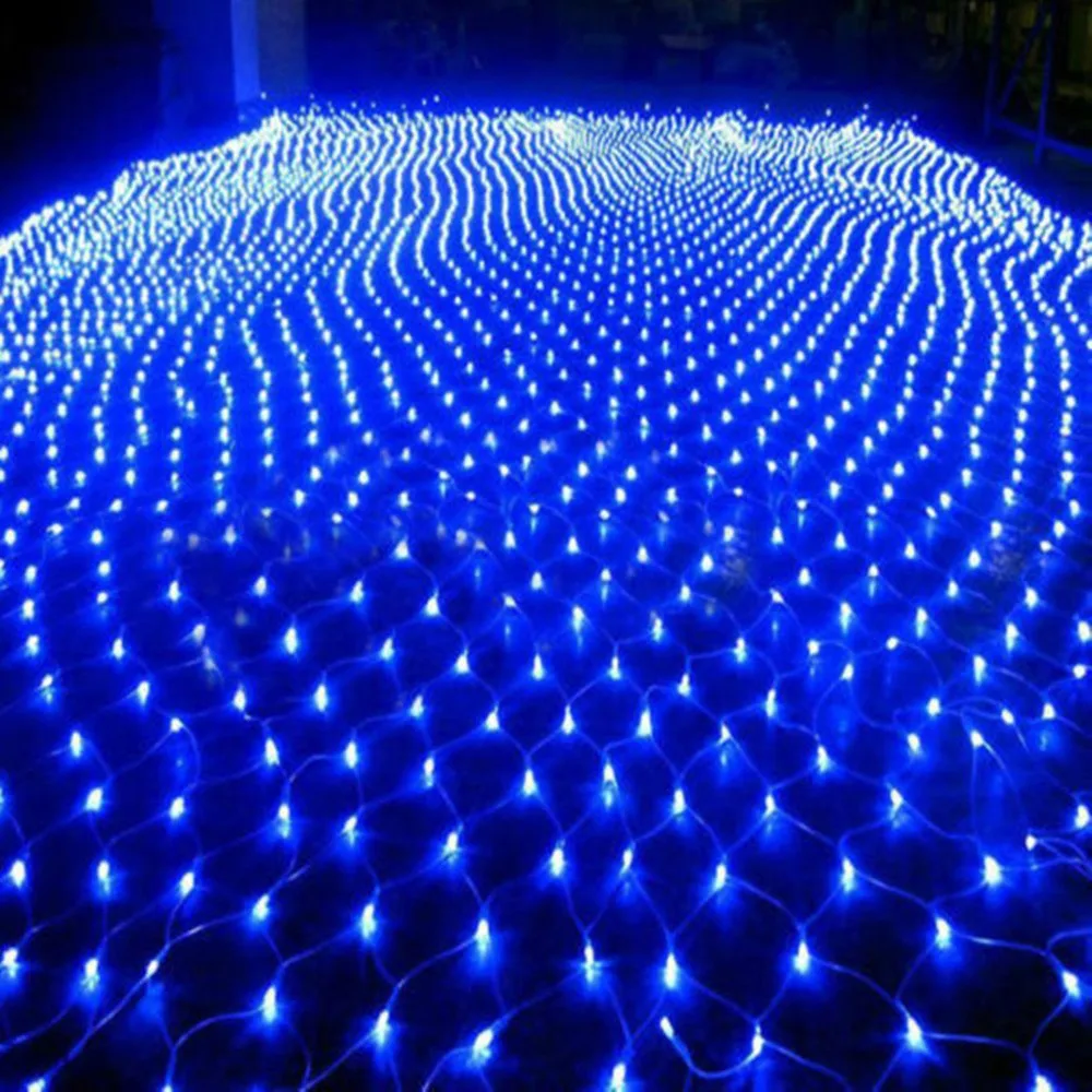 Net Mesh Fairy String Light 3m x 2m 200 LEDs Christmas Wedding Party with 8 Function Controller | Лампы и освещение