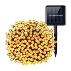 1020 Вт, 30 Вт, 50 м строки солнечный светильник уличный Солнечный Рождественский Сказочный фон светильник гирлянда Водонепроницаемый для дерева шланг для полива огорода, двора, вечерние Кемпинг декора