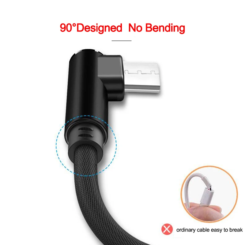 PHOMAX 1 м USB mi cro кабель для быстрой зарядки передачи данных samsung S9 8 Xiaomi 6 5 huawei Meizu Android