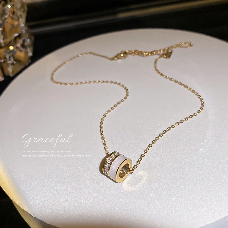 Корейская бижутерия простой индивидуальный тренд новое ожерелье из титановой