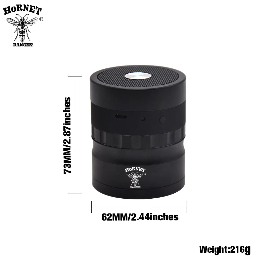 HORNET точильщик табака Премиум питание Bluetooth книжная полка колонки травы мельница