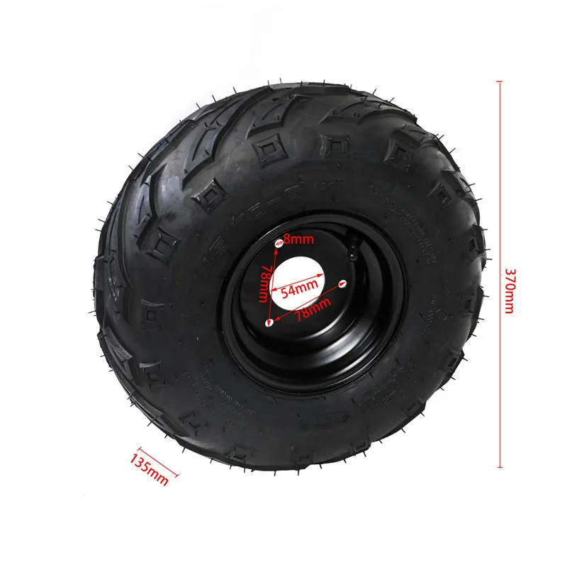 Оригинальный TDPRO 145X70 6 145/70 4 шт. колесные шины ATV КАРТИНГ мини велосипед 50 90 110cc