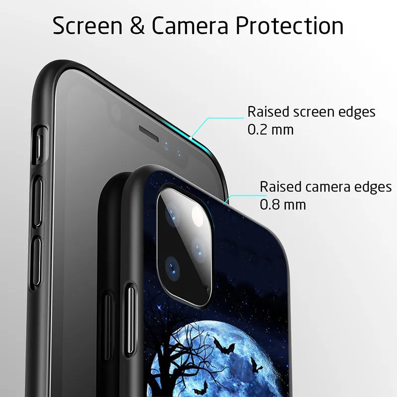 Силиконовый чехол для Apple iPhone 13 12 Mini 11 Pro XS MAX XR X 8 7 Plus 6 SE | Мобильные телефоны и