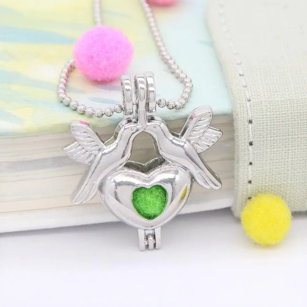 1 шт Любовь Птица Сердце мир голубь животное жемчужное колье с кулоном в виде
