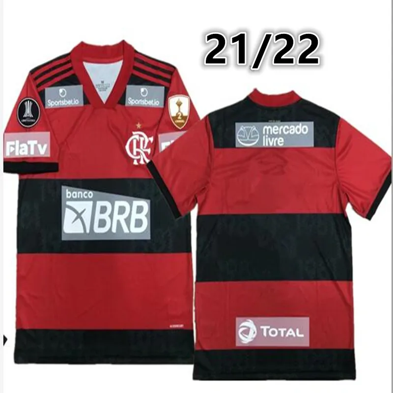 

2021 2022 adult Flamengo Home shirt E.RIBEIRO GABRIEL B. DIEGO DE ARRASCAETA B.HENRIQUE GERSON VITINHO GABI MEN Flamengo shirt
