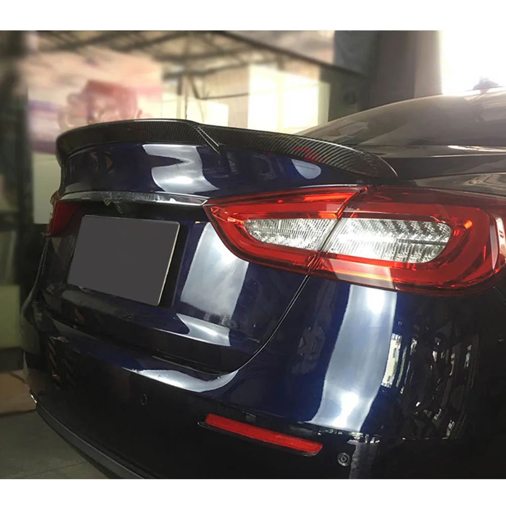Автомобильная фотобумага для Maserati Quattroporte 2013-2019 спойлер из углеродного волокна |
