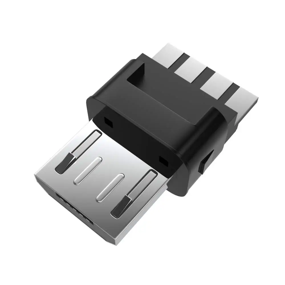 50 шт./лот Micro USB 5Pin штекер разъем комплект черный Сварка данных OTG интерфейс линии
