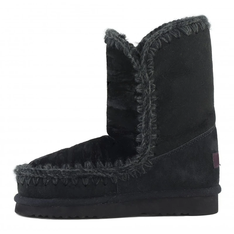 

moug winter shoes women snow boots originaleskimo 24 limited edition velvet handmade sheepskin platform ladies ankle boots