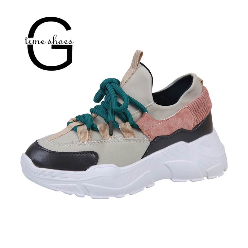 Женские кроссовки GTIME на платформе повседневная удобная обувь модель SJPAE-230