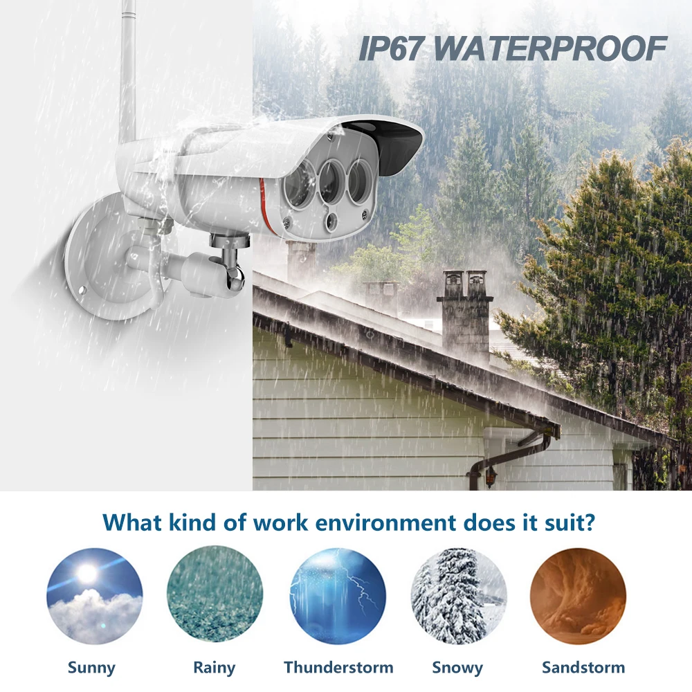 Vstarcam Новый C16S 3MP Wi Fi IP Камера 1080P открытый безопасности Водонепроницаемый ИК