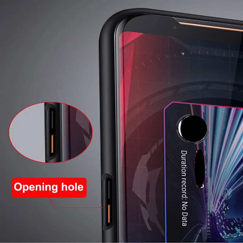 Для Asus ROG Phone 2 Case ZS660KL Мягкие силиконовые защитные чехлы+ стеклянная Защитная пленка для Asus ROG Phone II ROG2 Тонкий чехол