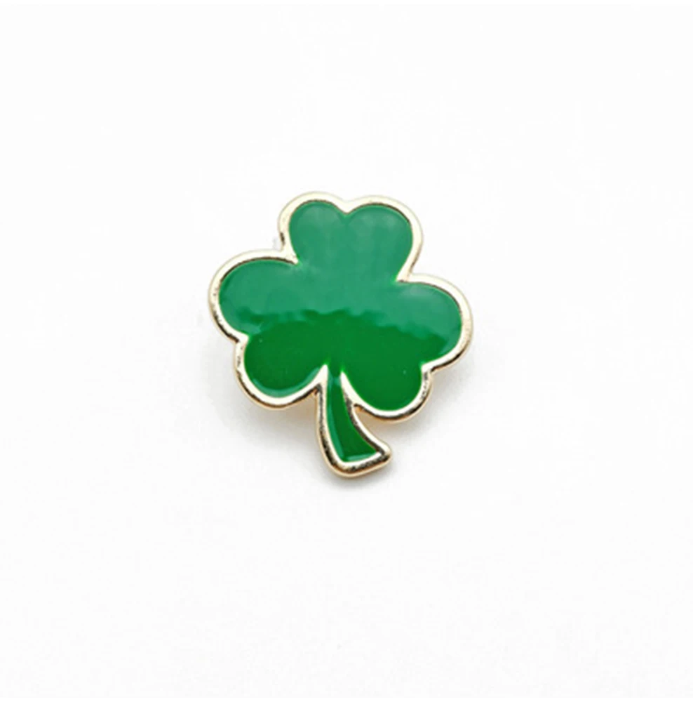 

1pc St Patricks Day Brooch Lucky Green Shamrock Shape Brooch Badge For Party Decoration Cute Cartoon Daily Decoration Brooch