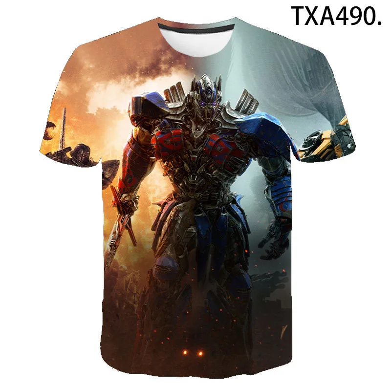 

2021 new Movie character 3D printing men's and women's fashion casual short-sleeved cartoon Harajuku T-shirt children's cute top