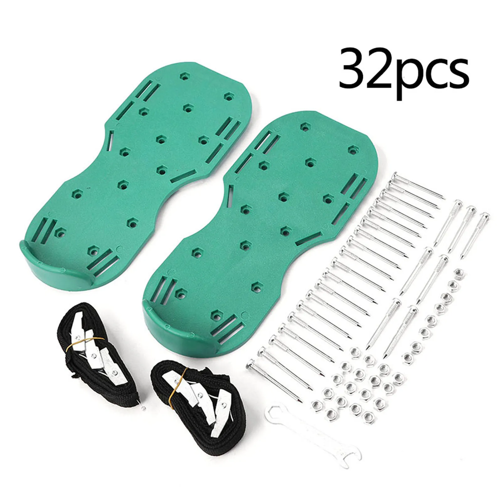 Lawn Aerator Spike Shoes With 4 Adjustable Straps 26 Nails Spiked Aerating Sandals Effectively Soil For Healthier Yard | Инструменты