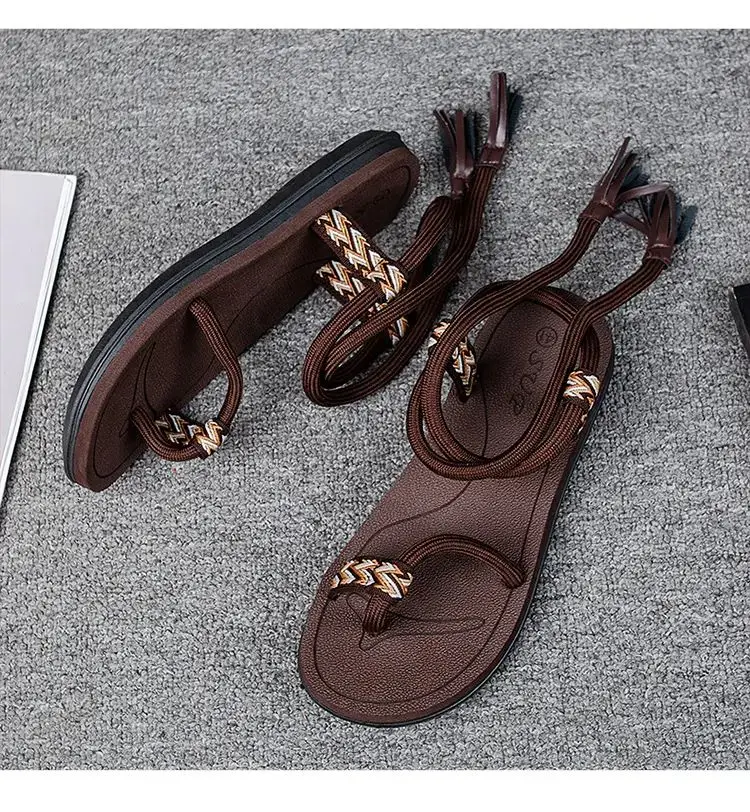 

Flip-flops Male Youth Summer Couple Rope Sandals Trend Personality New Beach Sandals And Slippers