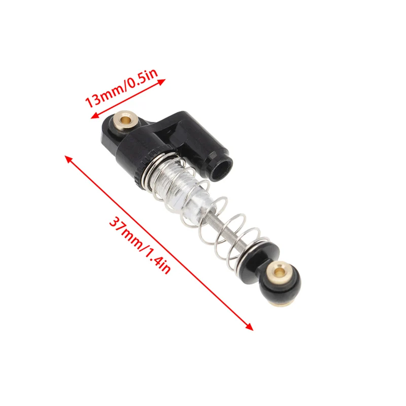 

Aluminum Alloy Shock Absorbers Spring Shock Set for Axial SCX24 1/24 RC Model Car 90081 AXI00001 AXI00002 RC Car Upgrade Parts