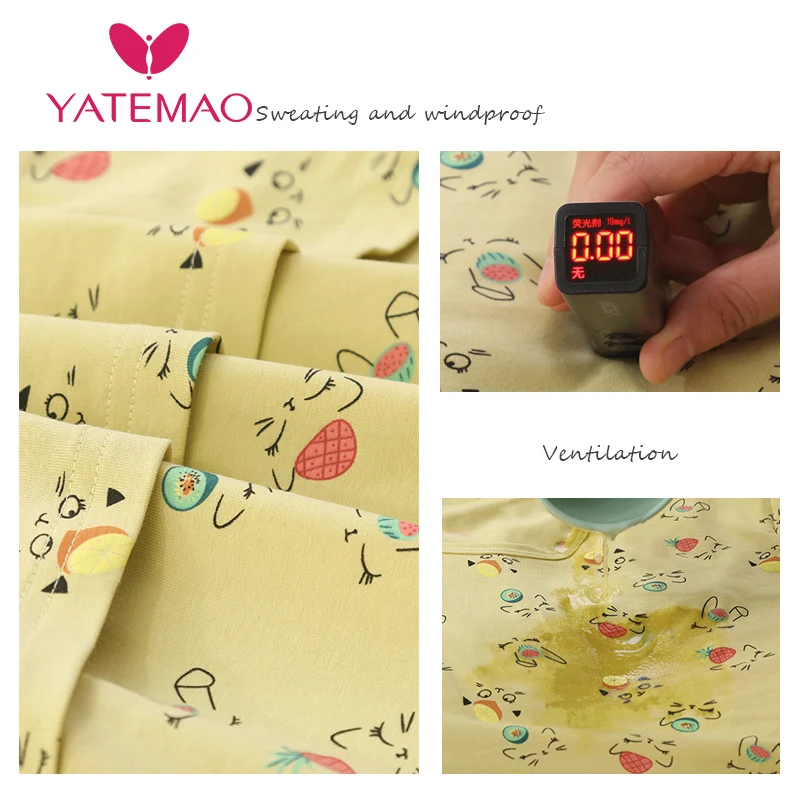 Пижама для беременных YATEMAO ночная рубашка с длинными рукавами грудного