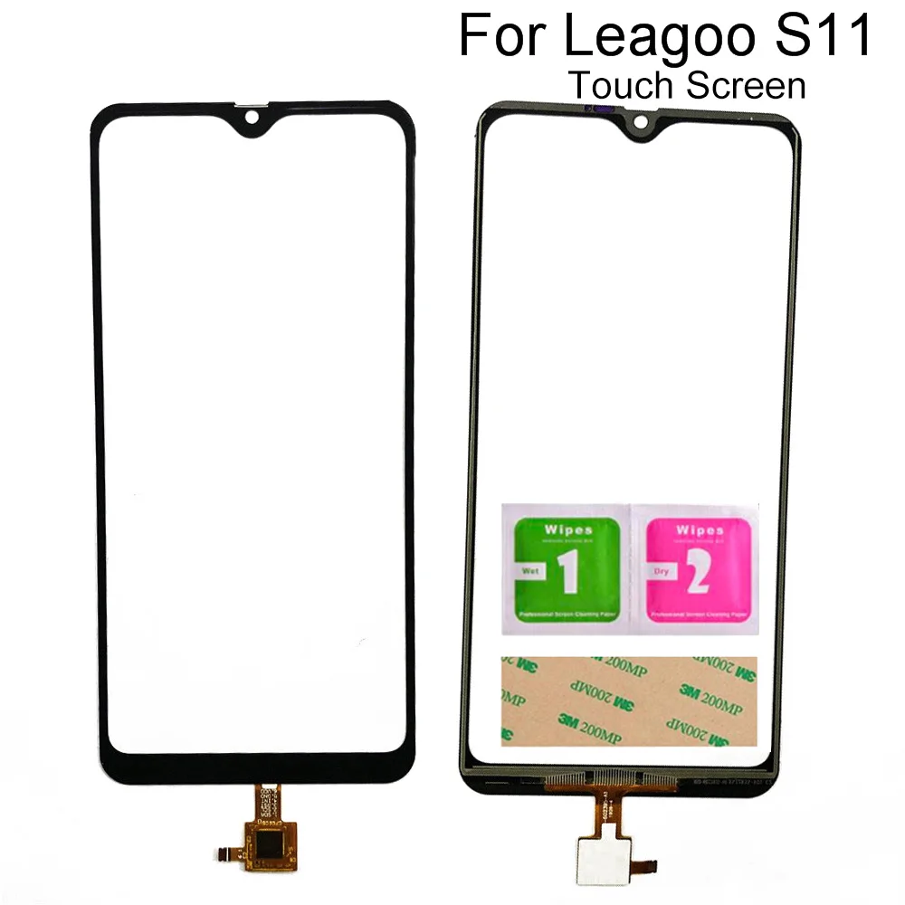 

Mobile Touch Screen For Leagoo S11 6.3" Front Panel Touch Screen Digitizer Sensor Glass Replacement Tools 3M Glue