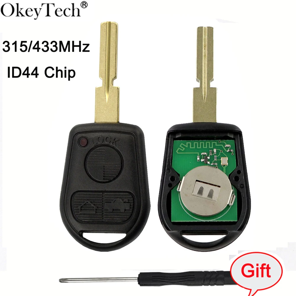 OkeyTech EWS дистанционный ключ ID44 ДЛЯ BMW 3 5 7 X5 X3 Z4 E38 E39 E46 кнопки Автомобильный HU58 лезвие