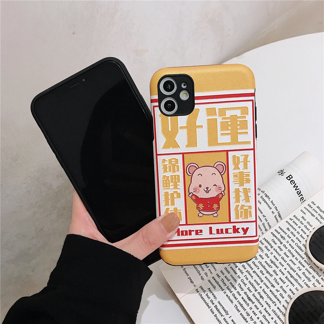 Милый 3D рельефный чехол с изображением из мультфильма Lucky Cat, богатая свинья, мышь, чехол для телефона для iphone 11 Pro xs max XR X 10 8 7 6 6S Plus, мягкая задняя крышка