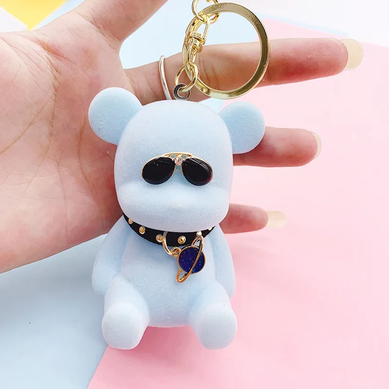 Новинка 2020 стильная одежда солнцезащитные очки медведь брелок изысканный