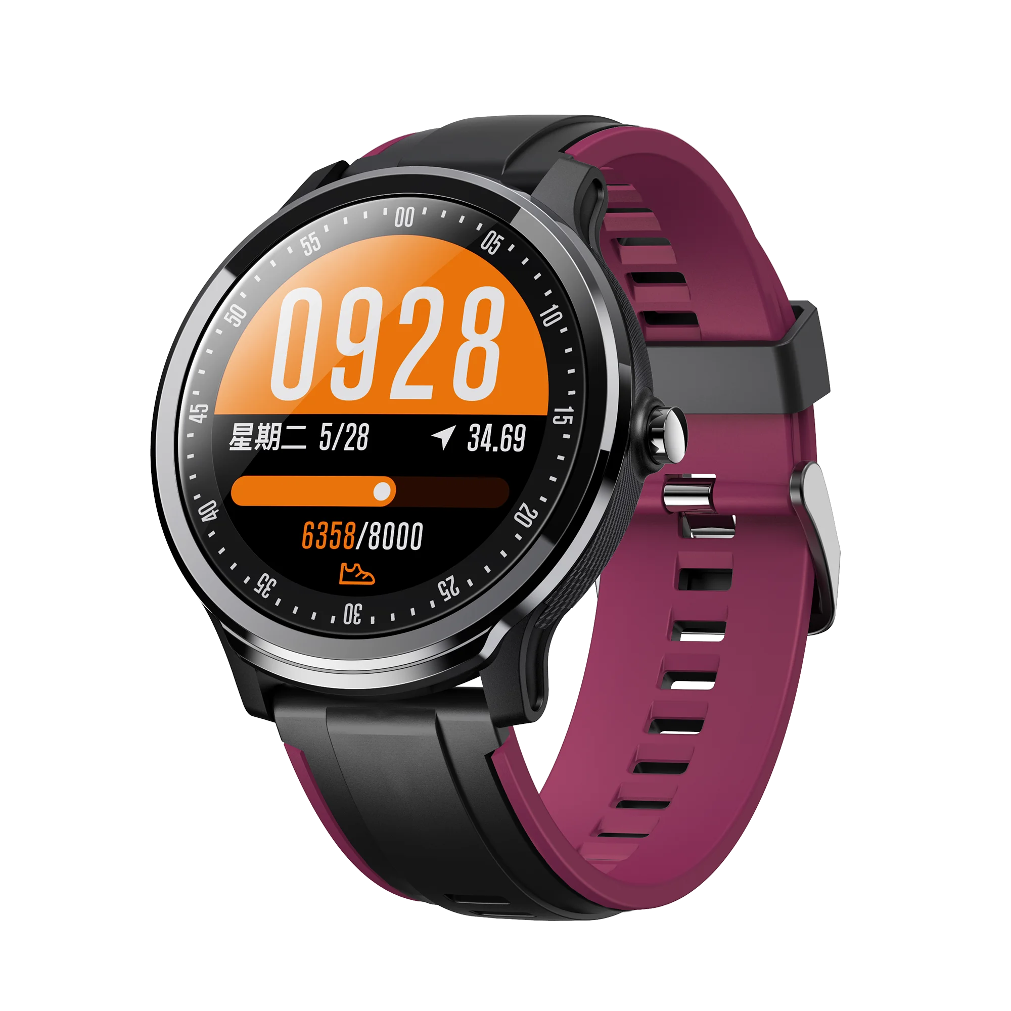 Новые смарт часы SN80 IP68 водонепроницаемые полный сенсорный круглый экран