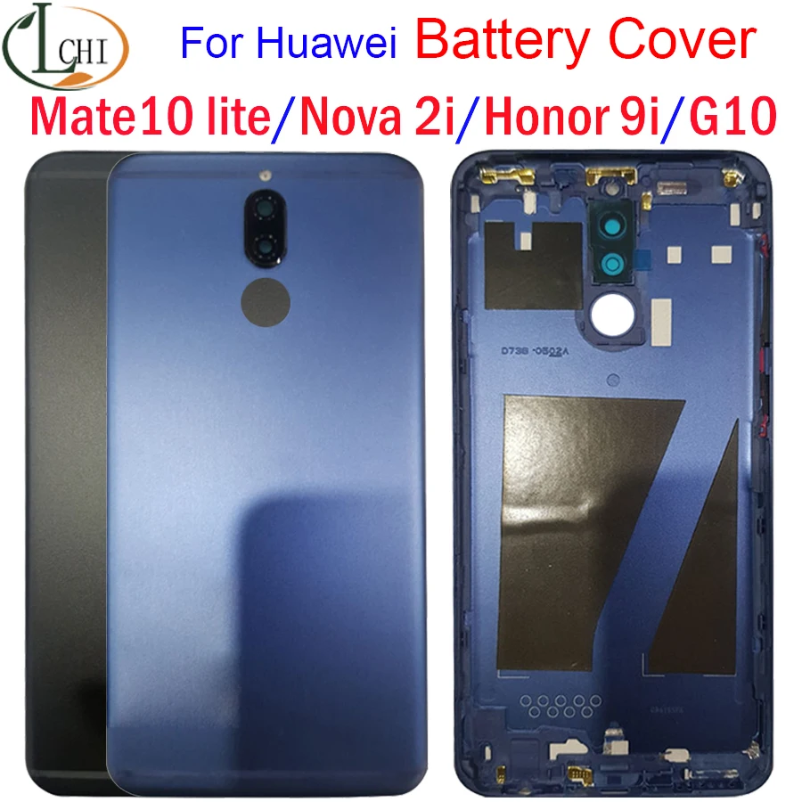 Крышка батарейного отсека G10 для Huawei Mate 10 Lite задняя крышка корпуса замена 5 9 дюйма