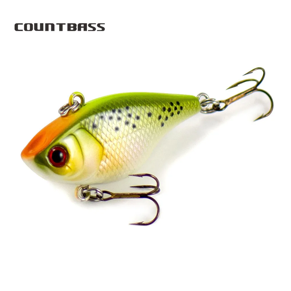 40 мм 4,6 г Вибрация обратного отсчета Hard жесткие приманки Lipless Crankbait тонущие рыболовные приманки для пресной воды
