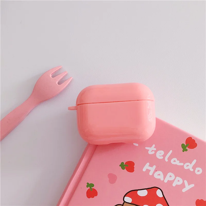 

For AirPods Pro 3 Pure Color Silicone Rubber Soft Cover Case Protective Funda AirPods Pro Cute For Girls Etui AirPods