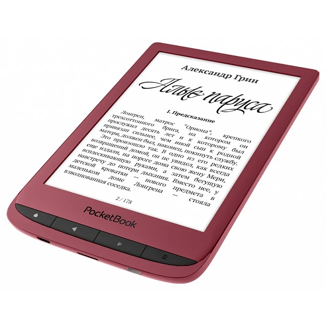 Электронная книга PocketBook 628 Ruby Red PB628 R RU|Электронные книги| |
