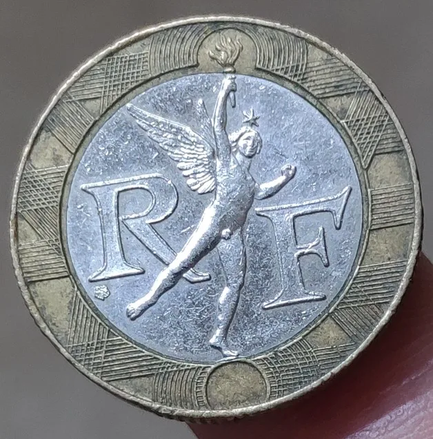 23 мм французская 100% настоящая памятная монета оригинальная коллекция|Значки| |