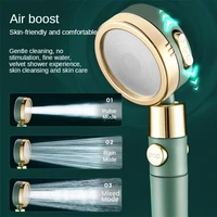 3 modes adjustable hand held shower head with filter pressurization water saving function magic water column bathroom faucet set