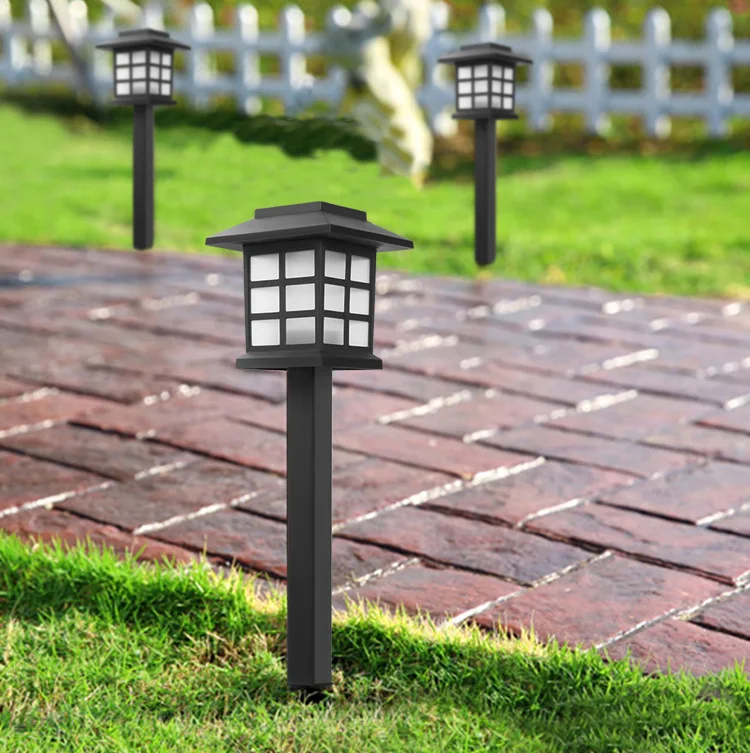 2 шт. Солнечный садовый светильник s наружный фонарь столб водонепроницаемый