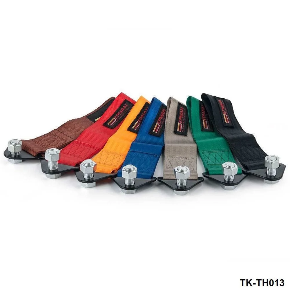 Буксировочный трос высокопрочный гоночный зеленый буксировочный ремень для