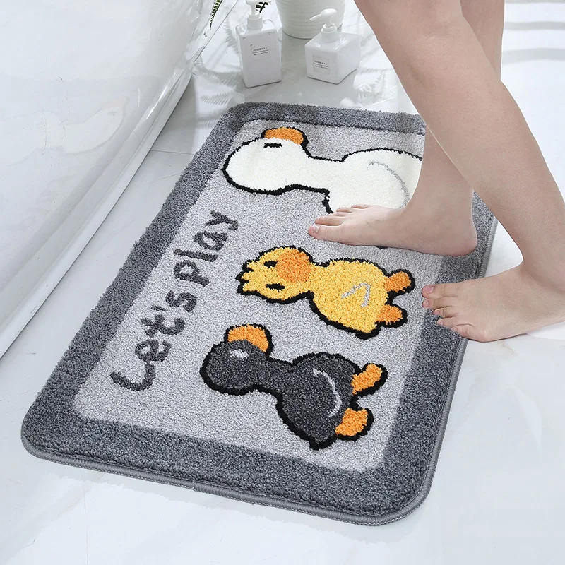 

Creative Duck Bathroom Non-slip Mat Carpet Non-slip Entrance Floor Mat Door Mat Kitchen Absorbent Carpet HomeDecoration