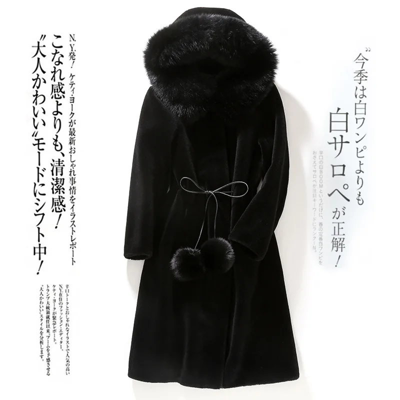 Женская зимняя одежда 2020 новые шорты Длинные Теплые черные лисы облегающее