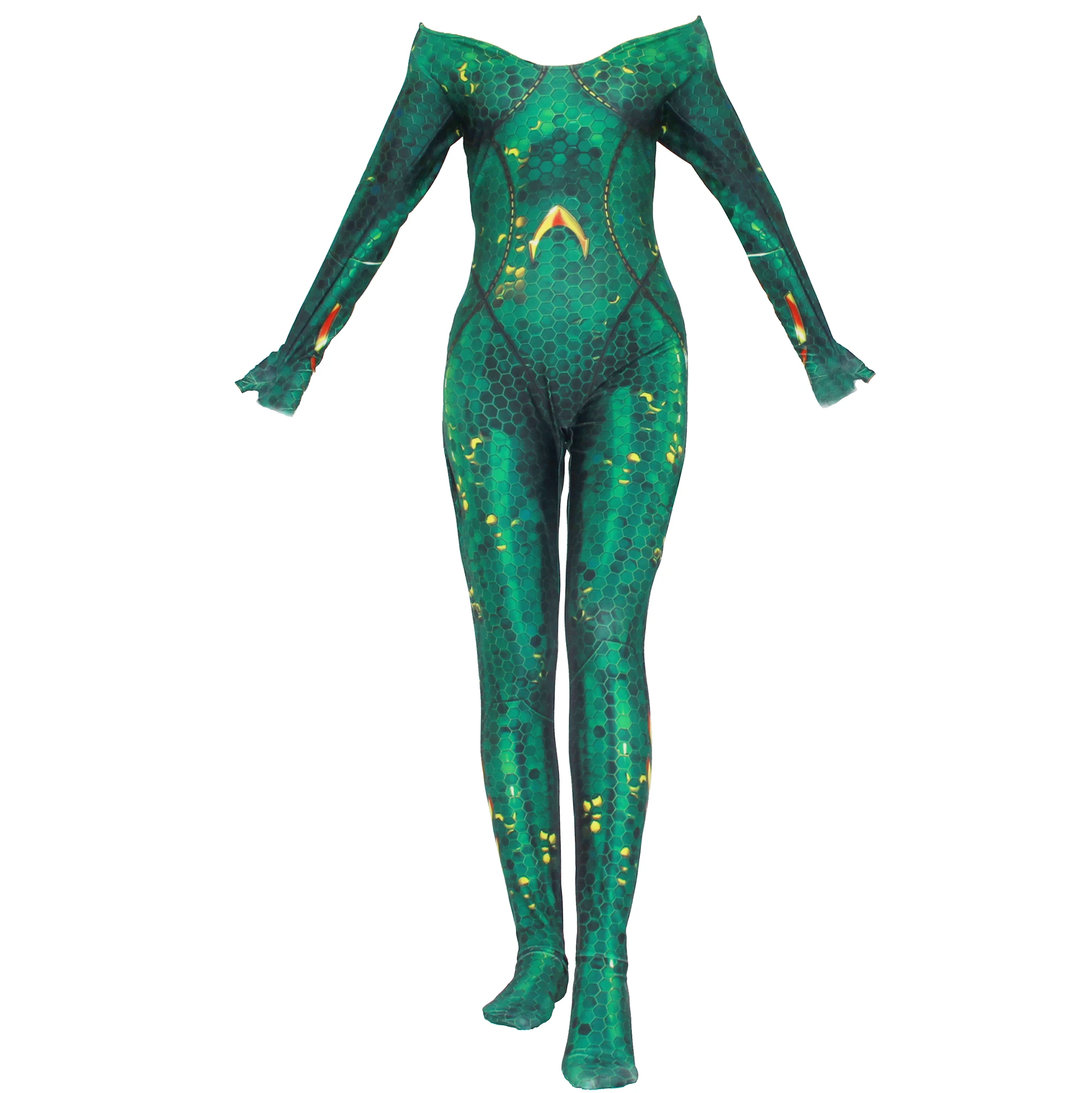 Костюм для косплея из лайкры и спандекса мужчин/женщин/детей фильма Аквамен -